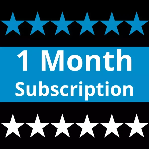 1 Month Subscription