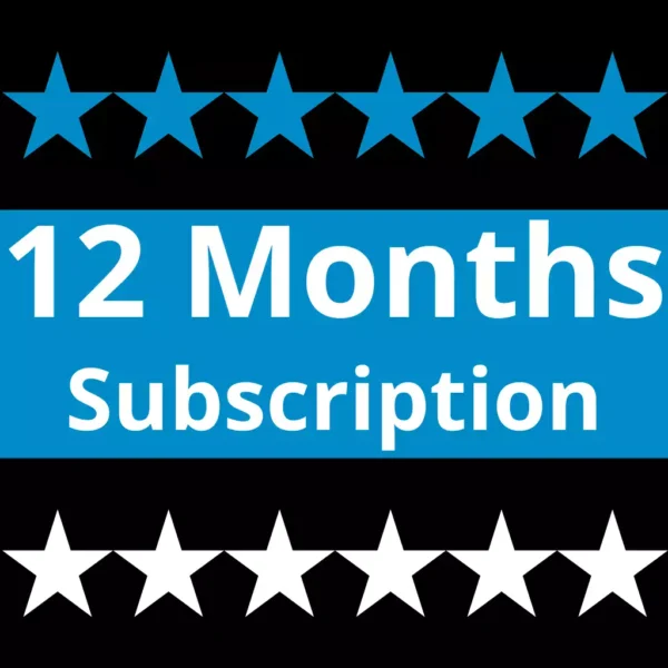 12 Months Subscription