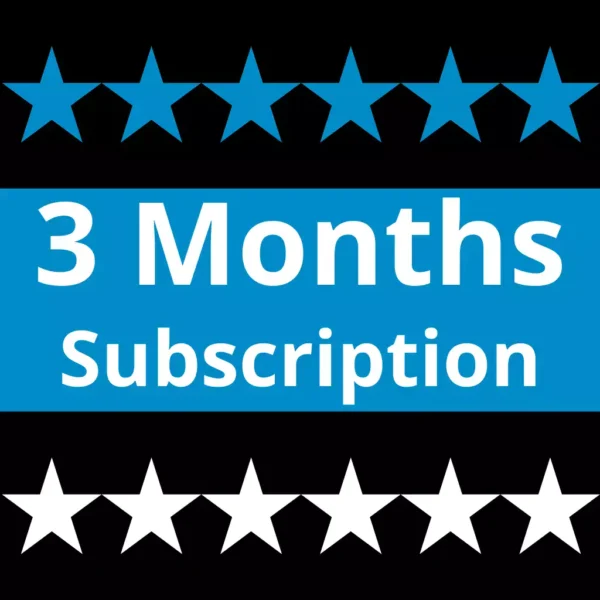 3 Months Subscription